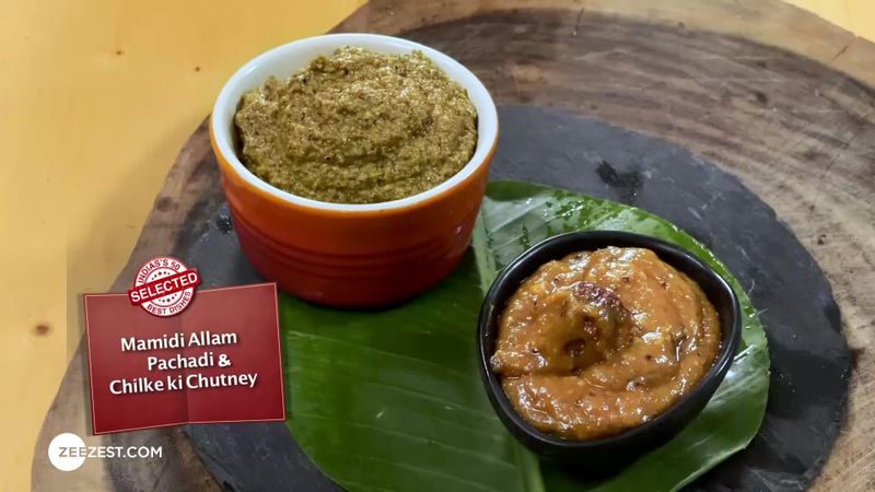 Mamidi Allam Pacchadi & Chilke Ki Chutney